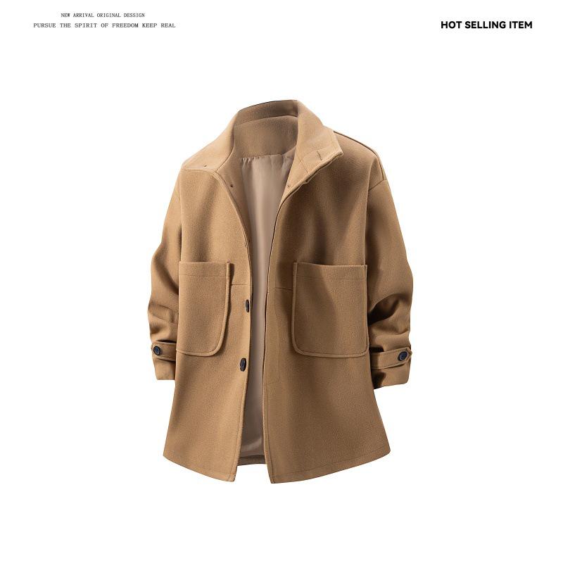 Cross2025 Herren Oversized Winter Woll Arbeitsjacke