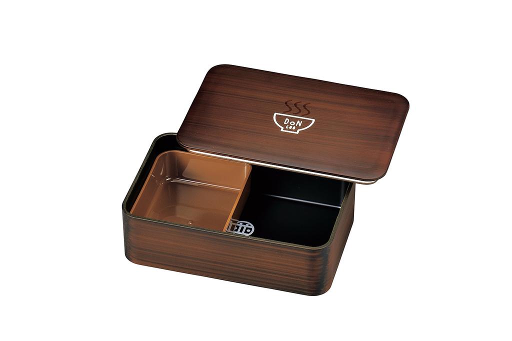 Tatsumiya DON Single Tier Lunch Wood Grain Average 52692