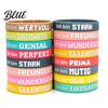 Bulk Party Bag Fillers 12Pcs Motivational Message Bracelet Inspirational Saying