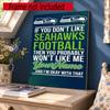 Seattle Seahawks Customize Your Name Diamond Painting Round Diamond Rhinestones Mosaic Diamond Embroidery Wall Paintings Rhinestones Gift Frameless