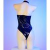 Heißes Sexy Anime PU-Leder Badeanzug Japanisches Mädchen Bodysuit Cosplay Kostüm Rückenfrei Niedliche Unterwäsche Nachthemd Rollenspiel Lingerie