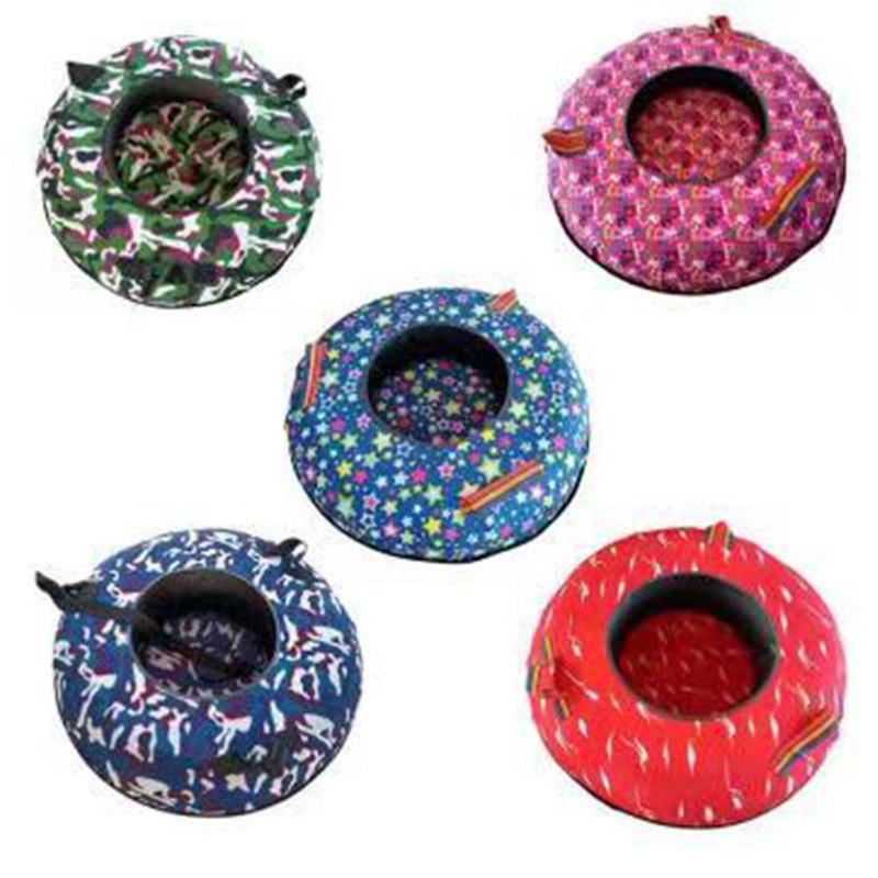 Oversized Inflatable Double Snow Tube for Adults and Kids