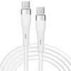 Fast 60W USB-C To USB-C Cable for Samsung Galaxy S25 Ultra, S24, S24 FE, S23, S22, S21 FE - 1M White