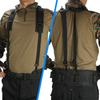 Cintura da Battaglia Tattica MOLLE Portacarico Nylon Resistente e Durevole, Bretelle a H Imbottite Regolabili Staccabili per la Caccia