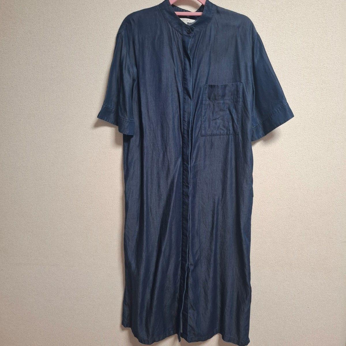 PLST light denim dress