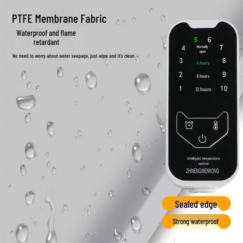 Waterproof Flame-Retardant Electric Heating Pad for Pets - Adjustable Temperature Control for Cats, Dogs, and Reptiles