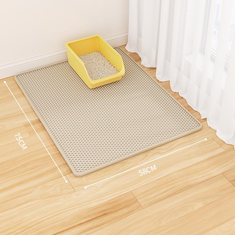 Anti-Splash Cat Litter Mat for Sand Control and Leakage Prevention