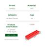 21Pcs/Lot 93888 Timeless Basic Thick 2x8 Constructing Blocks Construction Accessories Works With Brick Children Playthings Present