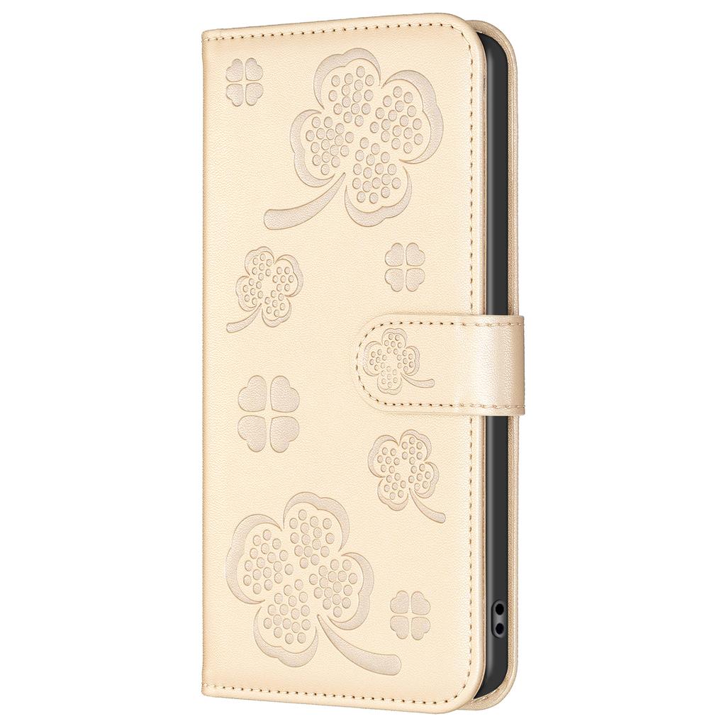 For Samsung Galaxy A36 5G Case Clover Pattern Wallet Stand View Leather Phone Cover