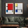 Set aus zwei Mondrian-Postern