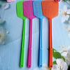 1/5Pcs Plastic Fly Swatter For Household Use, Thick And Extended Handle, Large Size, Manual, Durable Fly And Mosquito Swatter