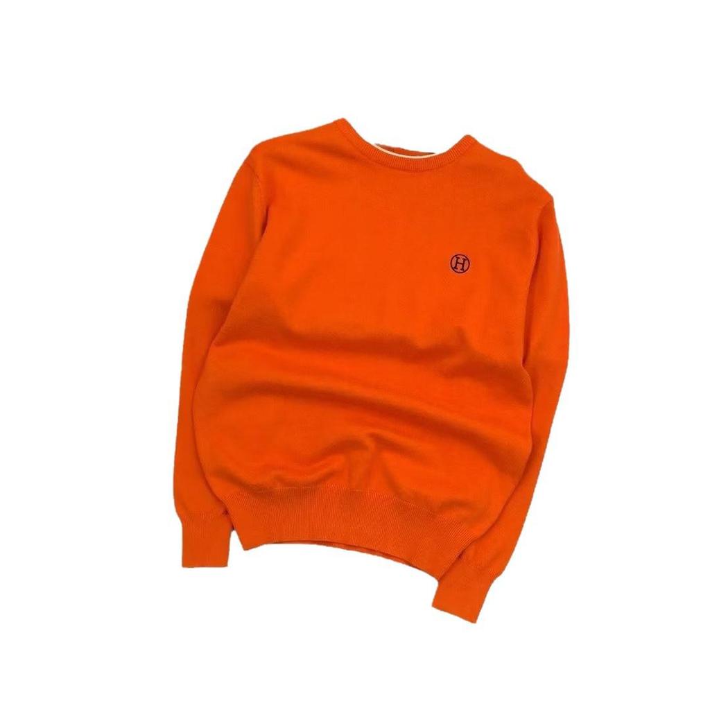 Pulover Tricotat Trendy pentru Bărbați, cu Gât Rotund și Broderie - Călduros, Luxos și Versatil pentru Toamnă/Iarnă.