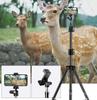 Floor-standing Outdoor Multifunctional Phone Stand with Tripod and Fill Light