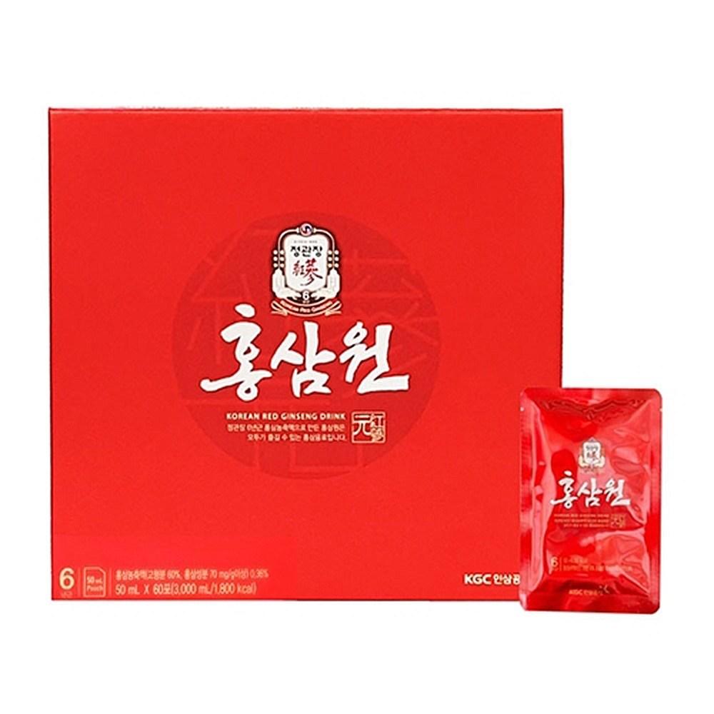 Cheong Kwan Jang Hongsamwon Red Ginseng Extract 50ml 60 Pouches Gift Set Delivery Quality Guarantee 60 Pcs