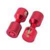 2Pcs 1 1/8 Inch Aluminum Double Hole Pin With Green Level Bubble For Pipe Alignment And Flange Installation