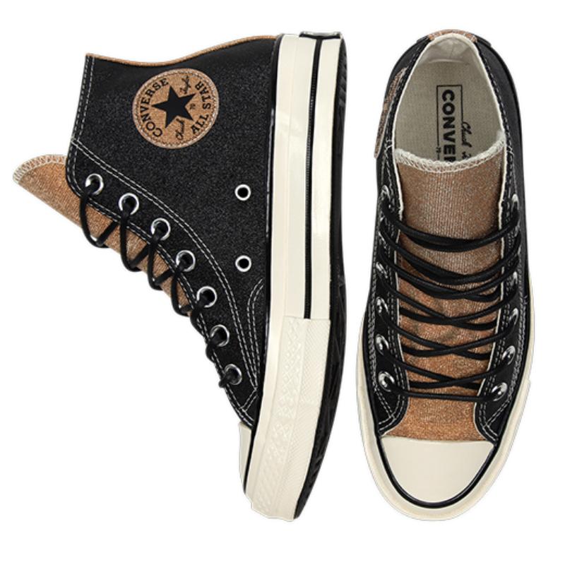 Converse 1970s Comfortable & Versatile High Top Canvas Women's Black & Brown
