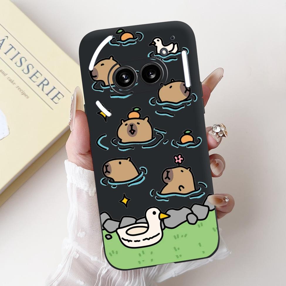 6.7" For Nothing Phone 2A Case A142 Silicone Luxury Flower Cute Cartoon Funny Shockproof Phone Case For Nothing Phone (2A) Cover
