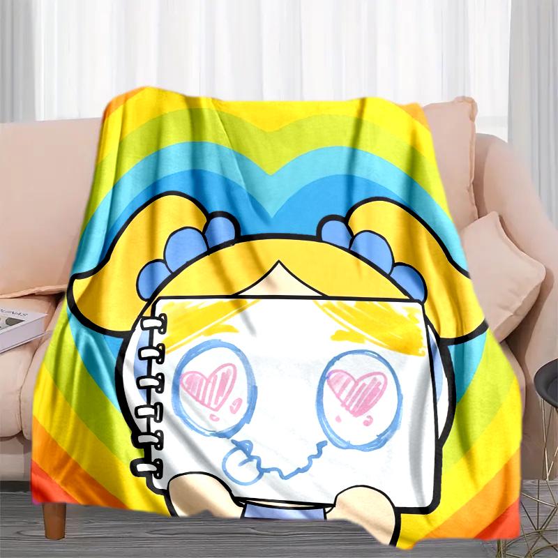 1PC The Powerpuff Girls printed blanket, all season lightweight home office outdoor nap multifunctional blanket A8