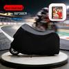 Motorcycle & Bicycle PEVA Cover: Customizable Logo, Single Layer, Waterproof & Sunproof Protection for Electric Vehicles
