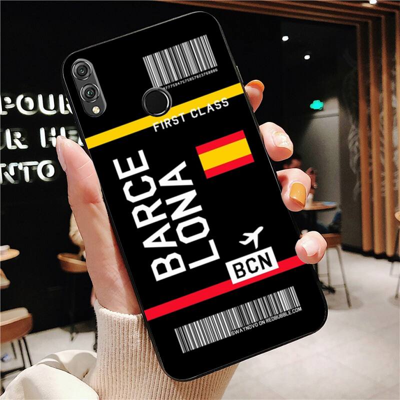 

Чехол для телефона INS Light Ticket Airplane для Huawei Honor 7A 7C 8 8x9 10 20lite Fundas Coque для Honor 10i 20i Capa Honor V30