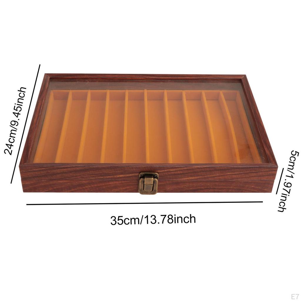 Jewelry Box Container Multifunctional Lockable with Flip Clear Open Lid Large Capacity Gifts