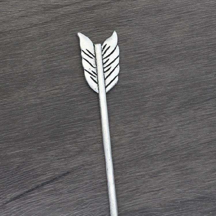 Metallpfeil Haarstab Retro Haargabel Haarschmuck für Damen und Mädchen