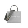 G-Tote Logo Print Leather Detail Tote Bag Women Tote Bags Gray BB50N0B1FK-099