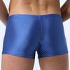 Low Rise High Elasticity 3D Cutting Swimming Trunks Men Solid Color Drawstring Swim Shorts Beachwear