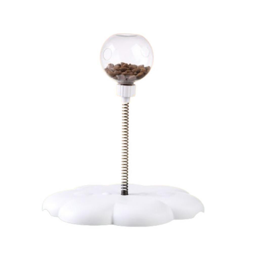 

Забавная игрушка-шарик для лакомств, надежная кормушка для лакомств, аксессуары для питомцев белый