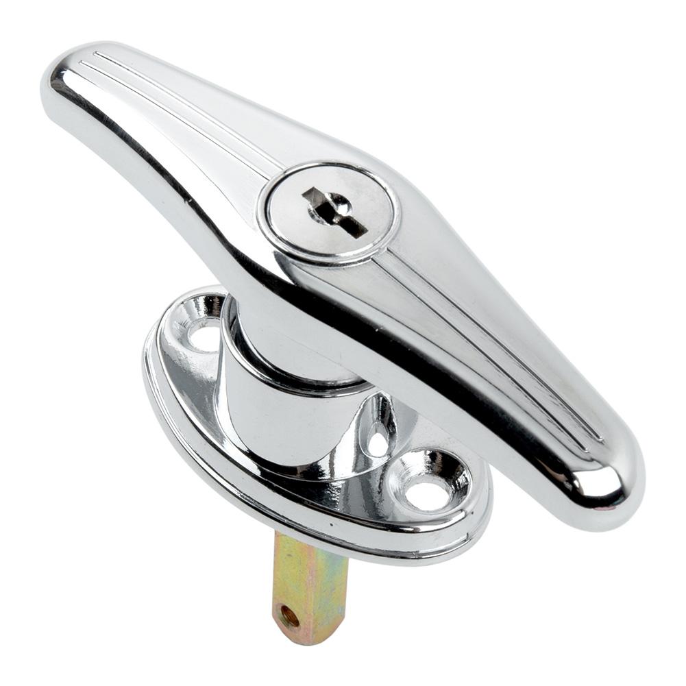 Garagentorschloss, T-Griff, hinten, Befestigung mit unterschiedlichen Schlüsseln, für Wohnwagen, Garage, Schuppen, Wohnmobil, Garagentoröffner, T-Verriegelungsgriff