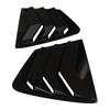 Carbon Fiber Style Sunshade for Rear Side Window Vent Louvers for Honda Civic 9th Generation 2011-2015 Sedan