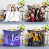 1PC KPOP Girl I-ITZY Pillow Case Square  Bedroom Sofa Leisure Comfort Cushion Car Home Decoration Pillowcase 40x40