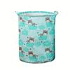 Foldable Fabric Laundry Basket Clothes Hamper Storage Bin for Home Toy Organizer