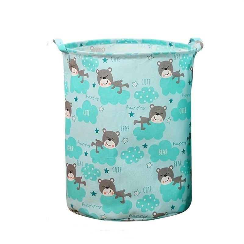 Foldable Fabric Laundry Basket Clothes Hamper Storage Bin for Home Toy Organizer