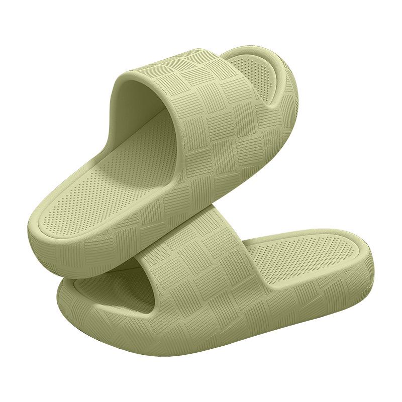 Cool slippers thick bottom women summer home bathroom bath non-slip home indoor men
