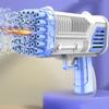 36-Hole Bazooka Bubble Machine Toy Electric Soap Water Bubble Blower With Light Summer Party Outdoor Toy For Kids Children Gift