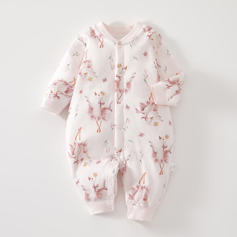 

Унисекс Стеганый Хлопковый Ромпер для Новорожденных - Бескостный Комбинезон для Младенцев и Малышей 59 cm