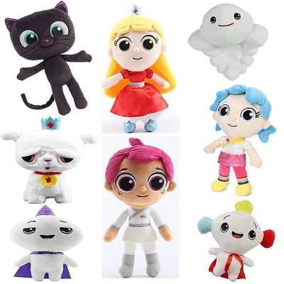 30cm Anime True And The Rainbow Kingdom Bartleby Cat Plush Toy True Rainbow King Zee Grizelda Frookie Stuffed Doll Kid Gift