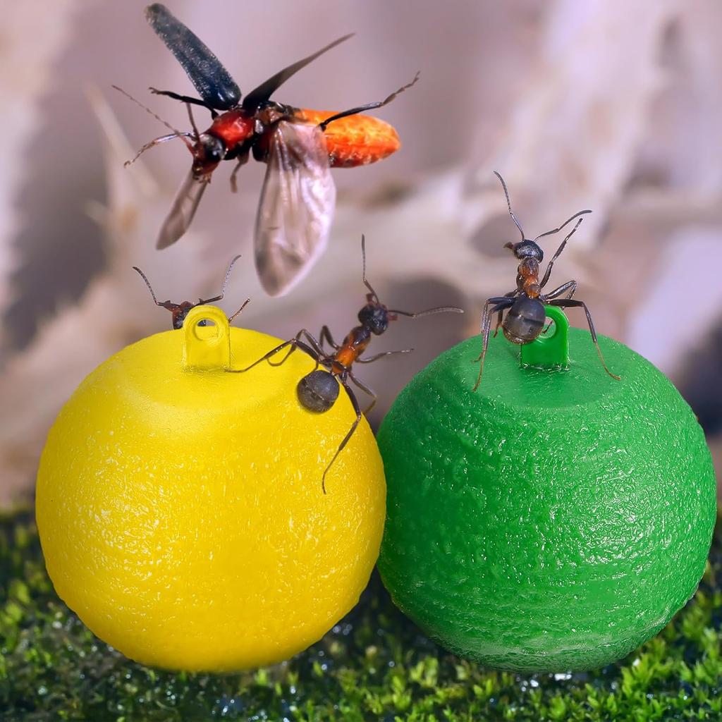 10/1x Hanging Ball Fruit Fly Catcher Pest Control Sticky Ball Wasp Bee Insect Trap for Outdoor Garden Orchard Long Lasting Gnat Traps
