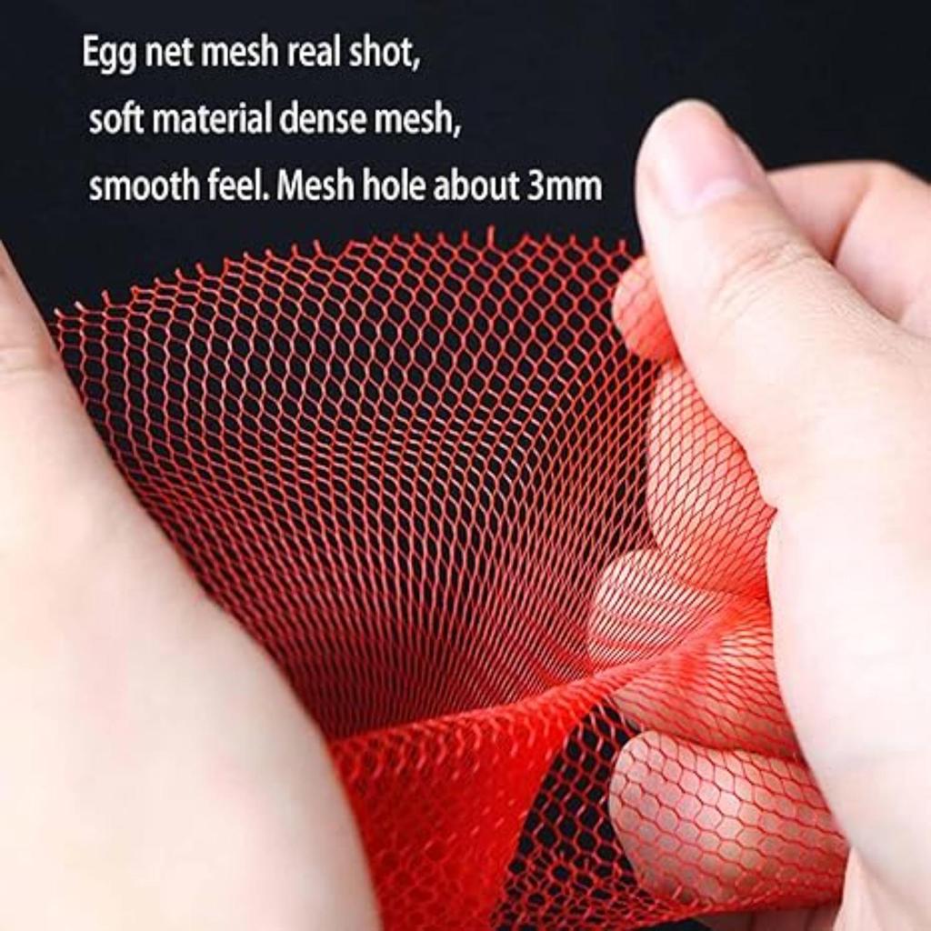 100 Stück Obst Mesh Kunststoff Netzbeutel Aufbewahrungstasche Nylon Lebensmittel Gemüse Verpackung Gartenarbeit