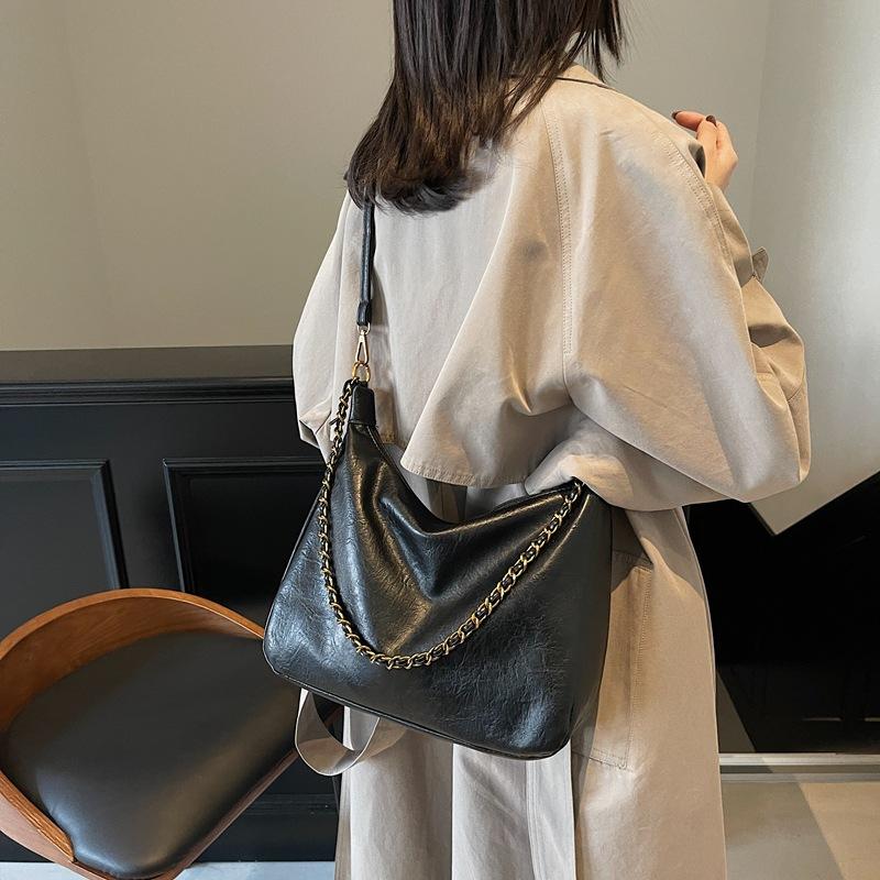 Korean version of niche simple bag women's 2025 new versatile trend shoulder bag high-end sense large-capacity tote bag
