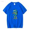 Zorak Retro Cartoon Character Worn Look T Shirt vintage Washed Stretched graphic Top For Everyday Wear homme Versatile Stylish