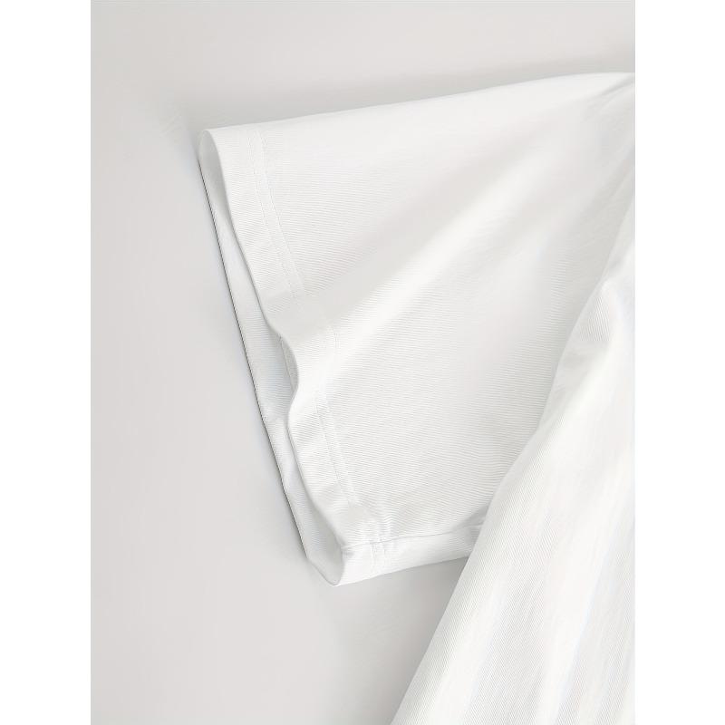 European Size Men's Graphic T-Shirt - Inspirational Design with Cross & Roots, Washable Crew Neck Perfect for Christian Events & Daily Wear