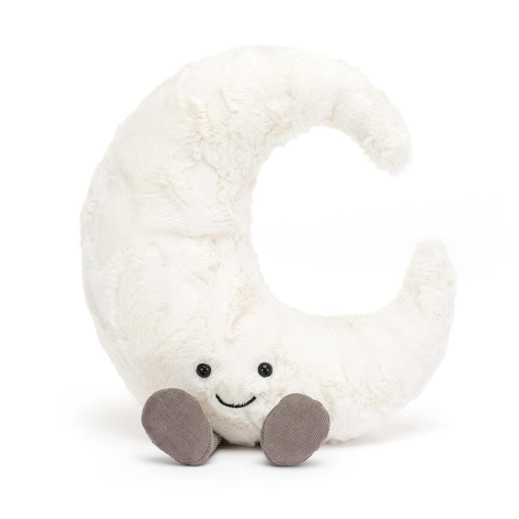 Jellycat Amuseables Moon Plush Toy, Medium, 10.5 Inch - Moon Stuffed Animal - Fun Gift Idea