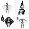 Halloween-Kostüm für Kinder Einzigartiges Totenkopf-Cosplay-Outfit für Partys und Aufführungen