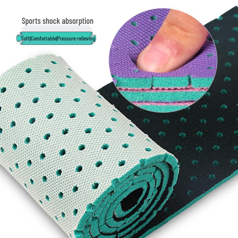 Heboly Breathable Mesh Insoles: Cuttable Shock-Absorbing Strips for Children and Adults, Suitable for All Seasons
