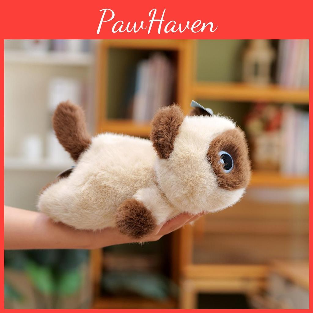 Plush Cat Siamese Toy Cartoon Animal Doll Backpack Pendant Keychain Gift Holiday
