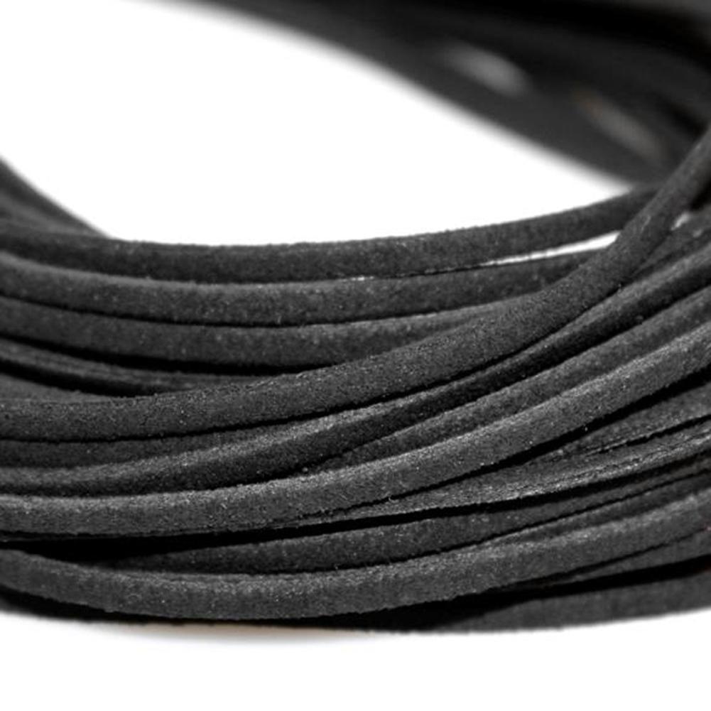 10X Black Coffee Suede Leather String Necklace Cords Making DIY 50cm Jewelry T8P2