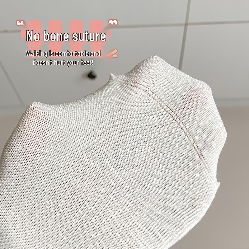 Women’s Pure Cotton Cartoon Animal Mid-Calf Socks – Autumn/Winter, Sweat-Absorbent, Japanese Style Little Bear Design