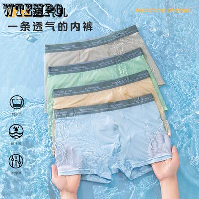 Summer Men's Ice Silk Underwear Thin Teenage Underwear Men's Boys' Underwear Panties